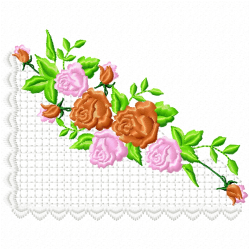 Flowers And Tree Embroidery Design 11 Flowers And Tree Embroidery Design 11